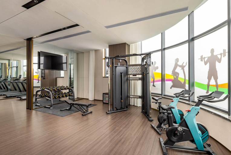Fitness facility, Ramada by Wyndham Zibo Zichuan, Zibo