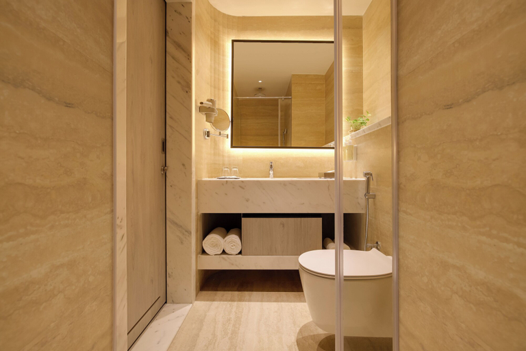 Bathroom 5, Lemon Tree Hotel, Bharuch, Bharuch