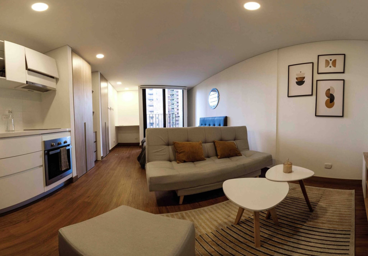 Living room 2, Modern Studio Apartment, Santafé de Bogotá