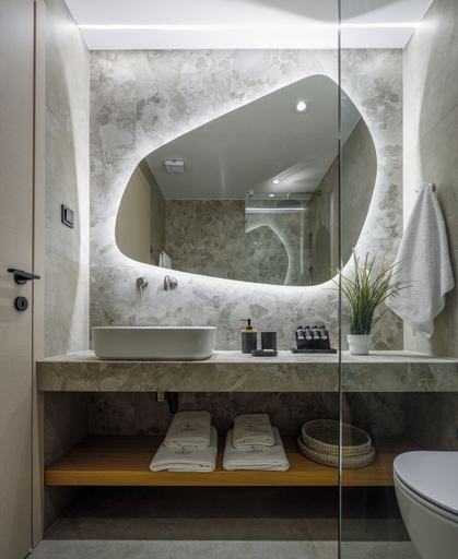 Bathroom 5, Loena Luxury Suites, Central Macedonia