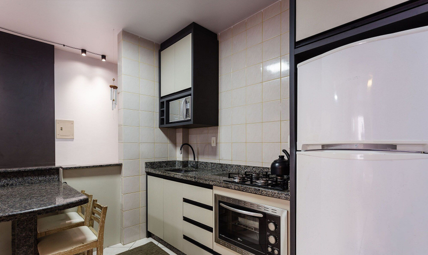 Private kitchen 2, Comfortable Ap 80m Praia dos Ingleses Amc0202, Florianopolis