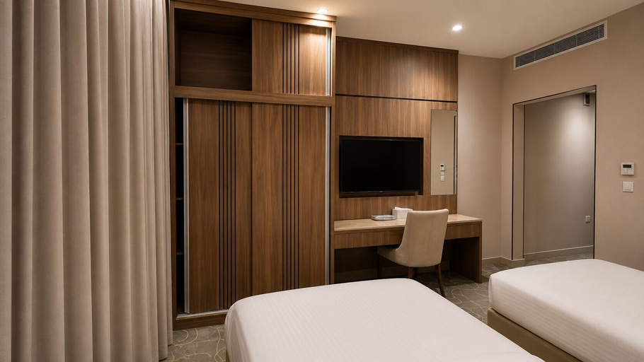 Bedroom 4, Nars Plus Serviced Apartments - Al Nuzha, Jeddah