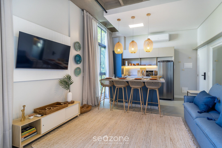 Living area 5, Studio With Pool 750m From the Beach Tps0206, Florianopolis