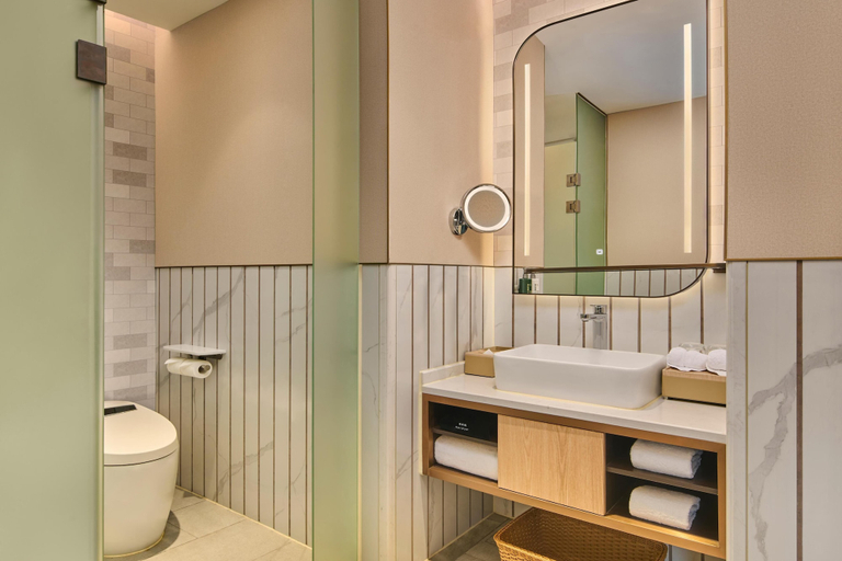 Bathroom 4, Hilton Garden Inn Guangzhou Huangpu Luogang Science City, Guangzhou