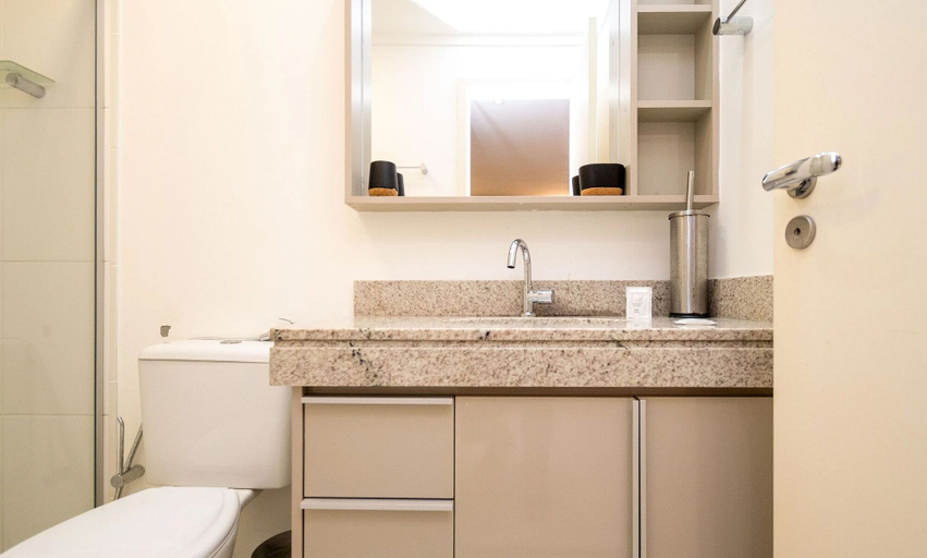 Bathroom 2, Flat w/ gym in Setor Bueno - Wbu2405, Goiania