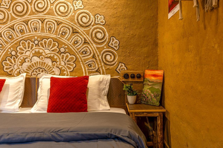 Bedroom 2, Monkey Mud House and Glamps, Bir, Kangra