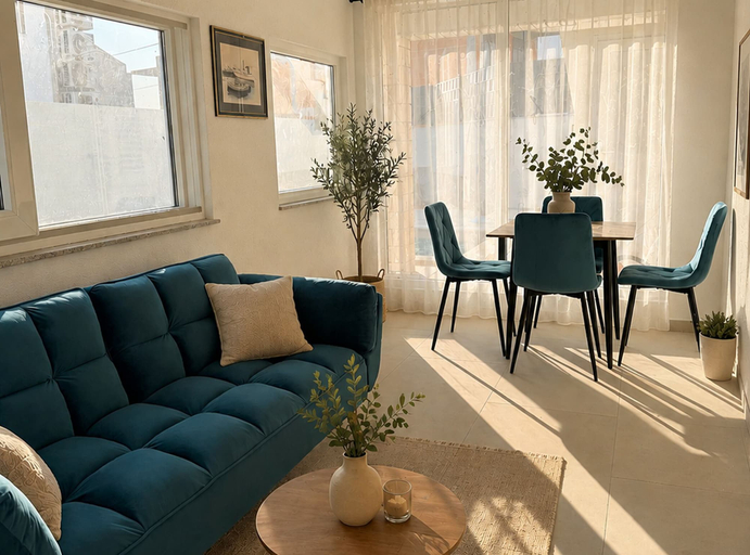 Living room 2, Apartment Karma, Okrug