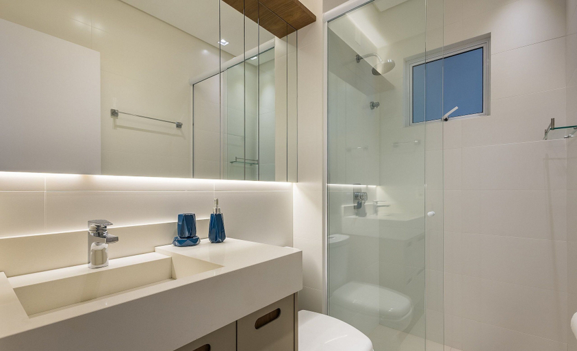 Bathroom 3, Apt w/ BBQ and View 100 m From the Beach Ltt0401, Piçarras