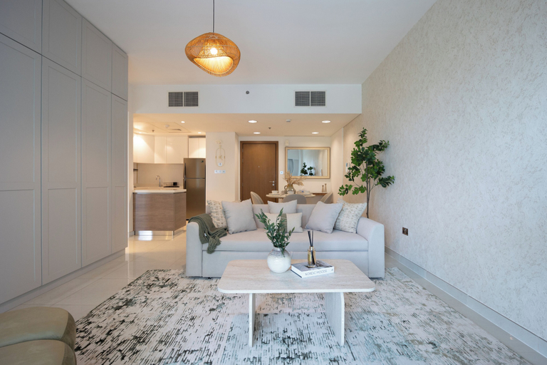 Living area 3, Bloomfields 1BR in Al Hadeel East, Abu Dhabi City