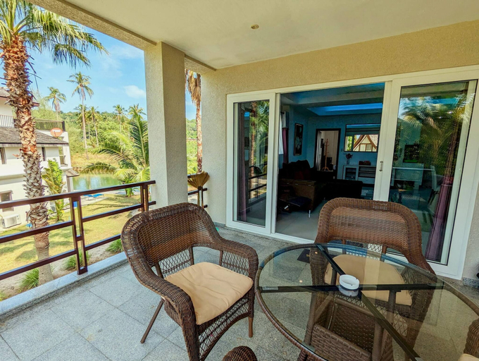 Balcony, Siam Royal View Resort Apartment #1120, Koh Chang