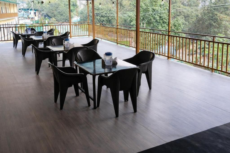 Outdoor dining 5, Green Ganga Resort, Garhwal