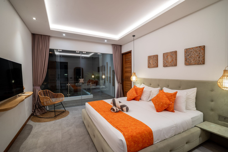 Room 5, Modern Coastal 4BR Villa Walk to Finns Canggu, Badung