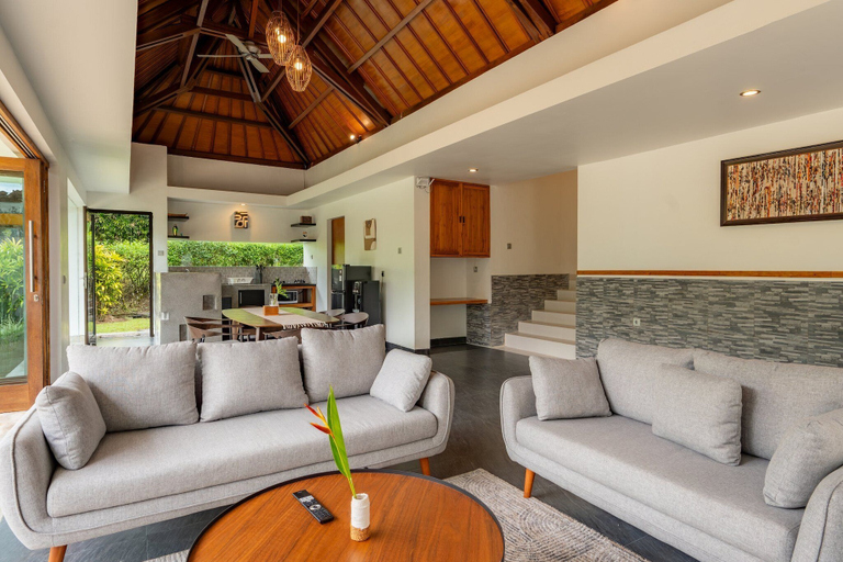 Living room 2, Hutan Sawah Villa by Betterplace, Gianyar