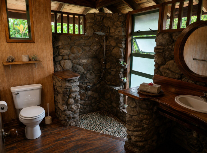 Bathroom, Village Temanoha