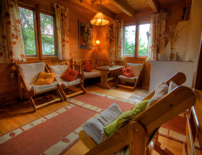 Room 3, Log House by Lake Tajty, Masurian Lakes Trail, Giżycko