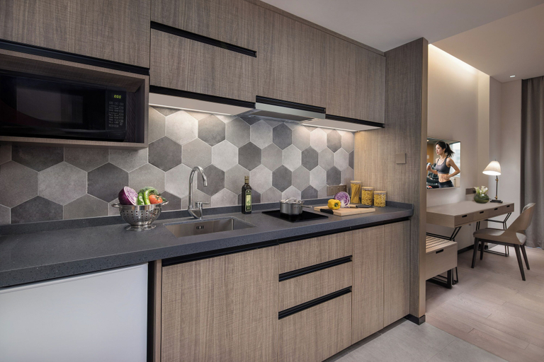 Private kitchen 2, Jowe International Apartment DG, Dongguan