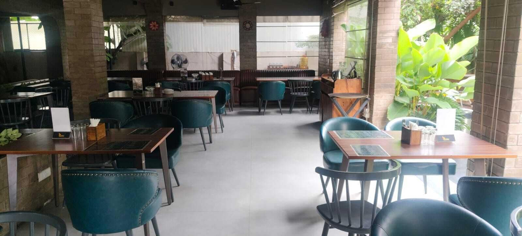 Outdoor dining, The Red Lotus Heritage, Mysore