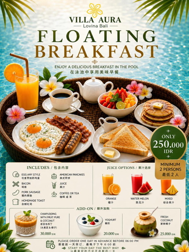 Food & Drinks 5, Villa Aura, Buleleng