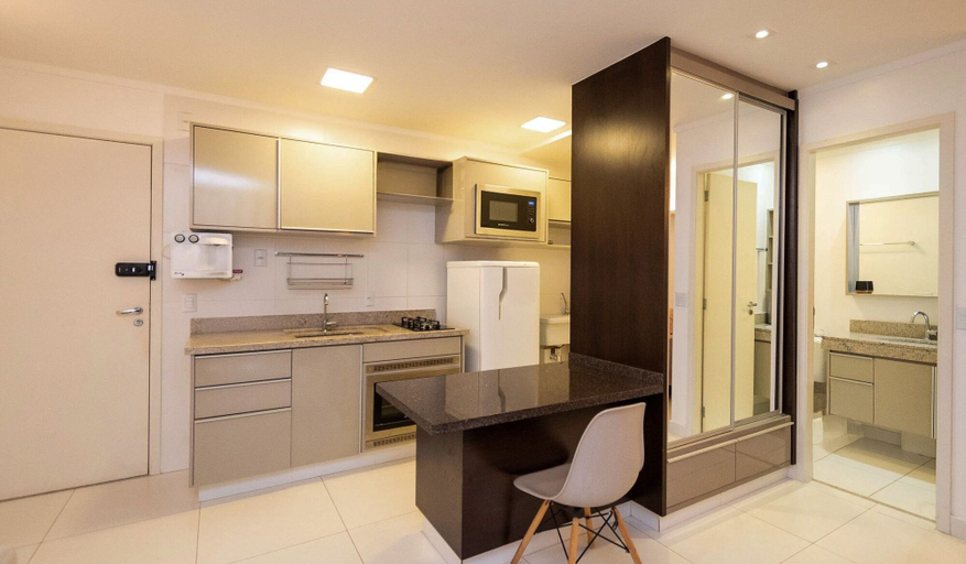 Private kitchen 4, Flat w/ gym in Setor Bueno - Wbu2405, Goiania