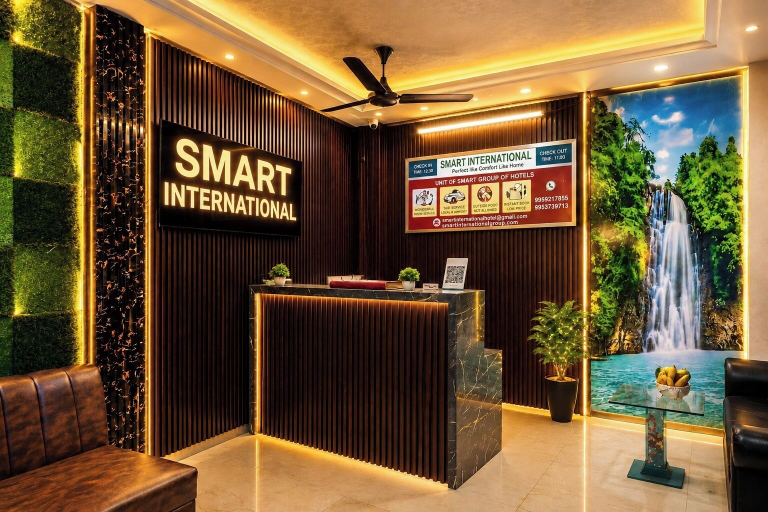 Reception, Hotel Smart International, Delhi