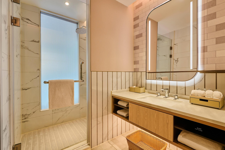 Bathroom 3, Hilton Garden Inn Guangzhou Huangpu Luogang Science City, Guangzhou