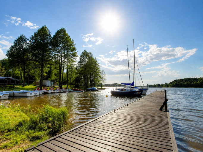 View from property 2, Log House by Lake Tajty, Masurian Lakes Trail, Giżycko