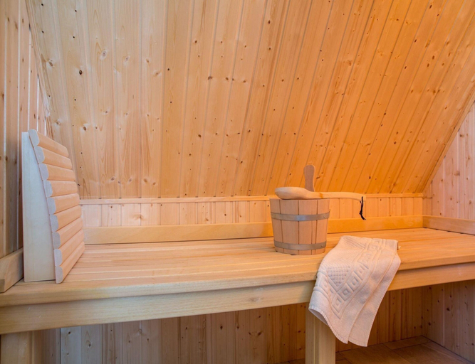 Sauna, Ferienhaus Schilfrohrsanger, Fuhlendorf, Vorpommern-Rügen
