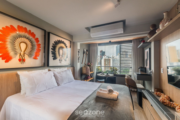 Room, Studio 750m From the Sea, Building w/ Pool Eub1601, Salvador
