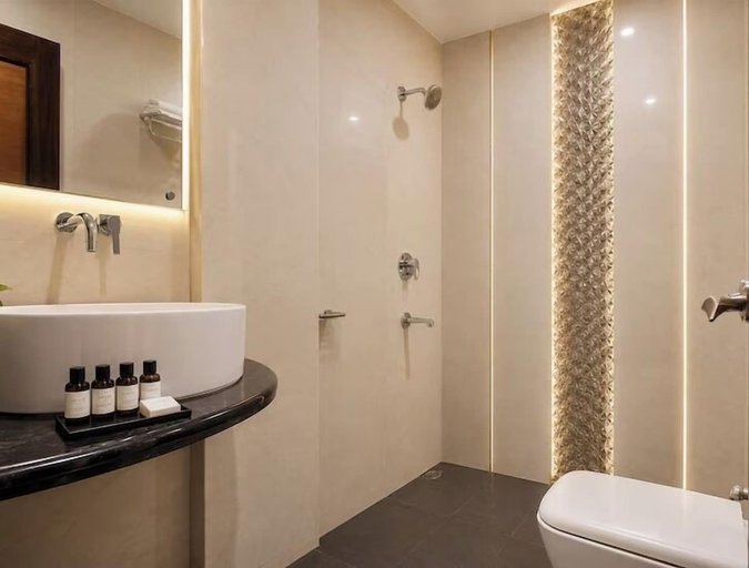 Bathroom 4, Staybook Hotel Aira, Delhi