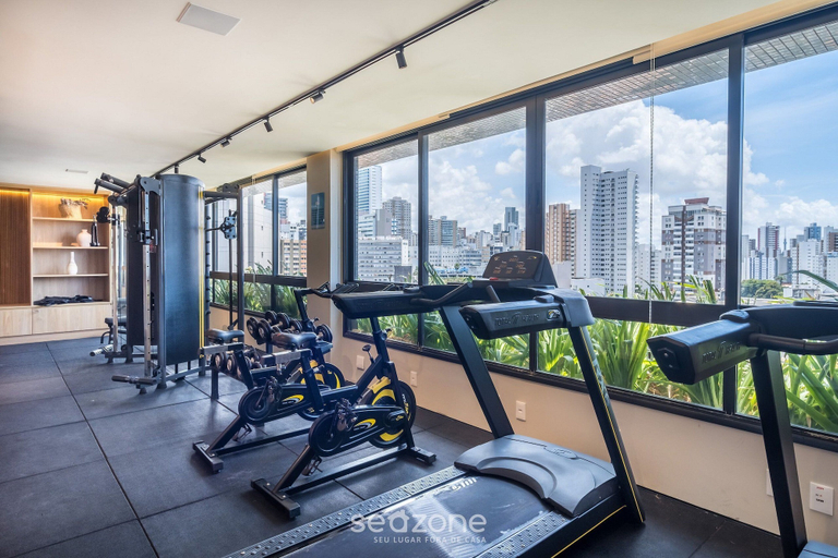 Fitness facility, Apartment With Pool in Barra - Salvador Blb1004, Salvador