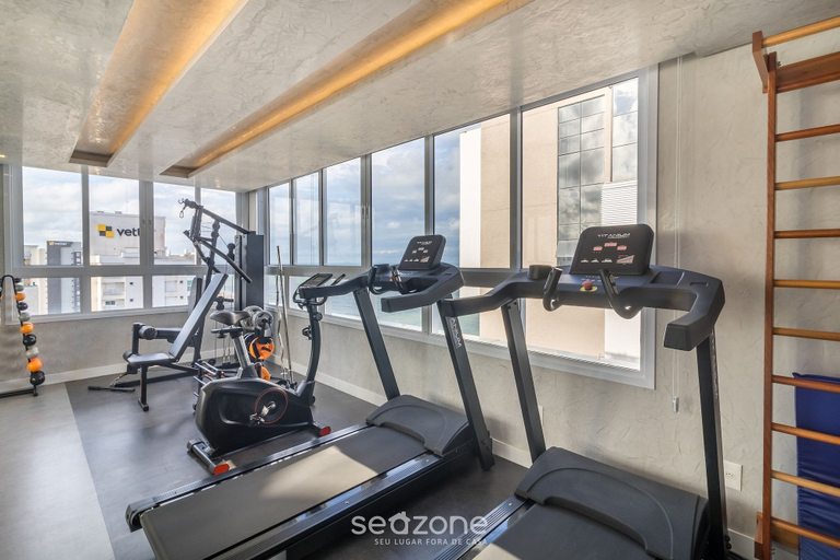 Fitness facility, Apt w/ BBQ and View 100 m From the Beach Ltt0401, Piçarras