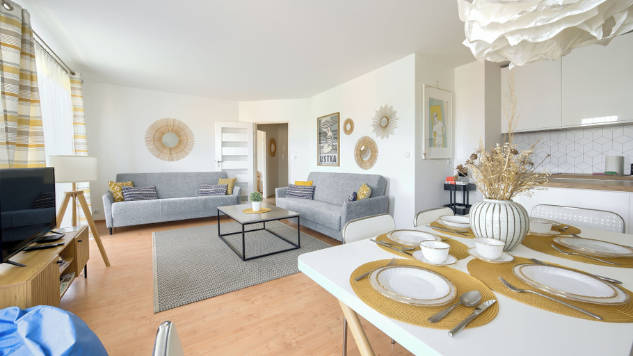 Living area 5, Apartamenty Sun & Snow Wybrzeże II, Kamień