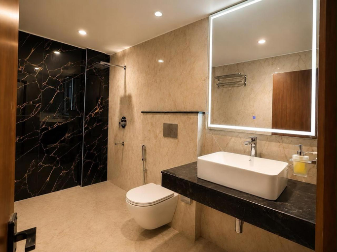 Bathroom, HOTEL LAKE VIEW KHAJURAHO , Chhatarpur