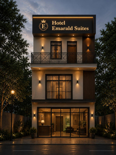 Exterior view, Hotel Emerald Suites At Airport , Delhi