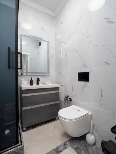 Bathroom 3, Comfort 1-room apartments, Almaty