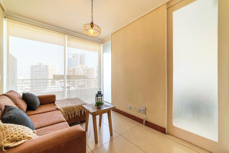 Living area, Trendy Apartment Las Condes | Modern City Living, Cordillera