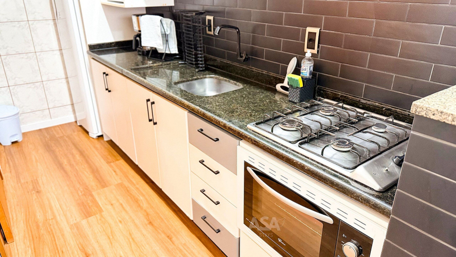 Private kitchen 3, ASA Apartamento Cartagena Oktoberfest, Blumenau