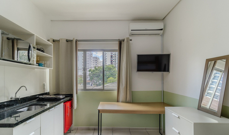 Private kitchen, Functional Loft in the Center of Floripa Flt0001, Florianopolis