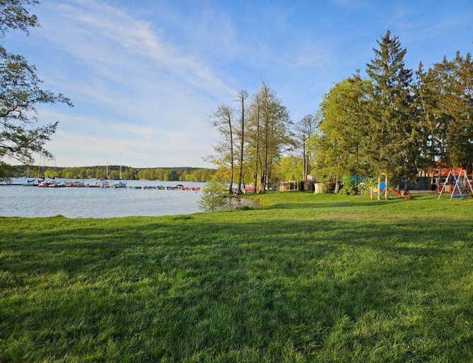 View from property 5, Holiday Villa With a Garden, Close to the Lake, Olsztyn