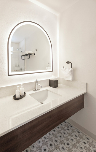 Bathroom 5, Half Moon Bay Lodge, San Mateo
