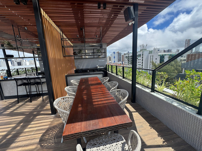 Outdoor dining 3, Breeze Studio Vista Mar Jardim Oceania, João Pessoa