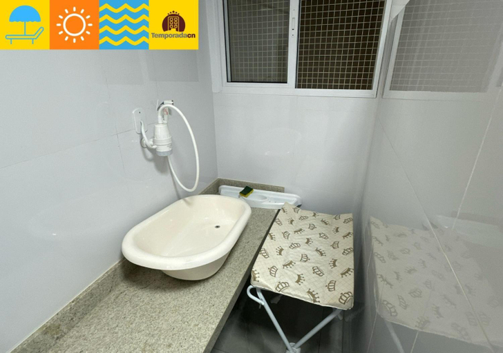 Bathroom, Spazzio diRoma com acesso ao Acqua Park - Gustavo, Caldas Novas