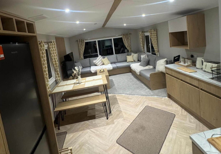 Living area, Seaside Escape in Porthcawl, Bridgend