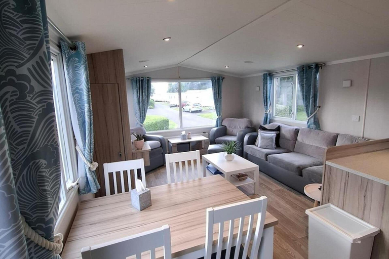 Living area 2, Seaside Escape Lodge in Port Seton Sands, East Lothian