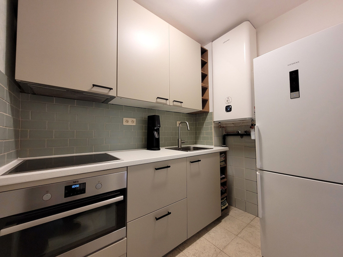 Private kitchen, Apartment on the Coast for 6 People, West-Vlaanderen