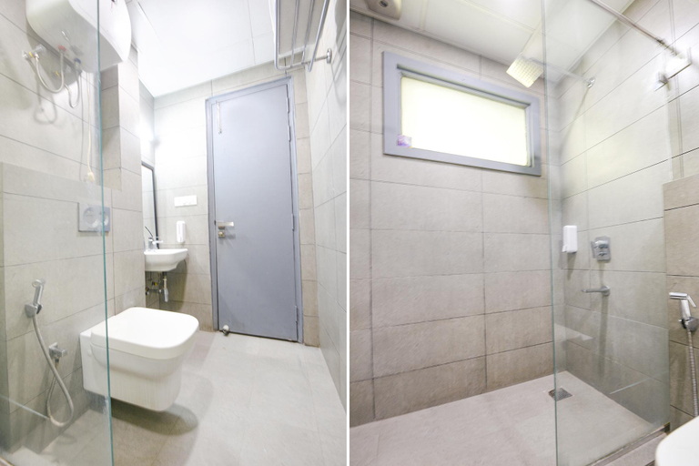 Bathroom 2, Fabhotel D2 Pachim Vihar, Delhi