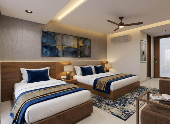 Bedroom 4, Airport Hotel The Capitol, Delhi
