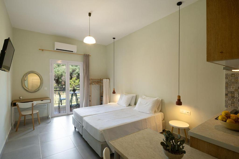Bedroom 2, Niki Studios & Apartments, Ionian Islands