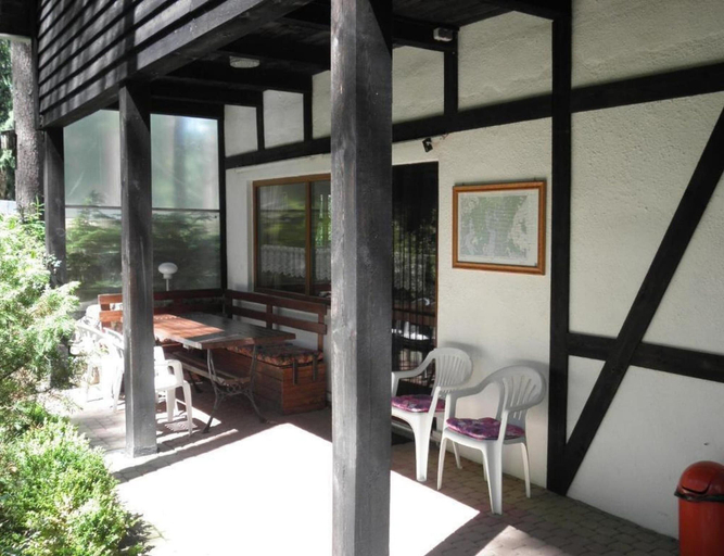 Balcony, Large House With Private Sauna, Close to the Lake, Olsztyn