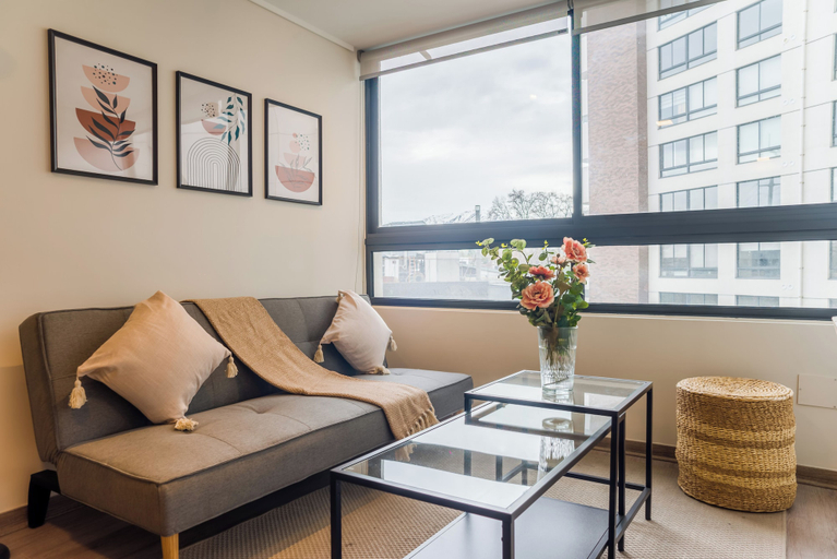 Living area 5, Chic Las Condes 1BR1BA Pool & Gym, Cordillera